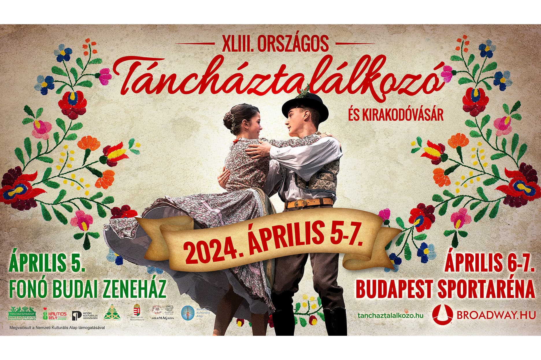 Április 5-én kezdődik az Országos Táncházi Találkozó