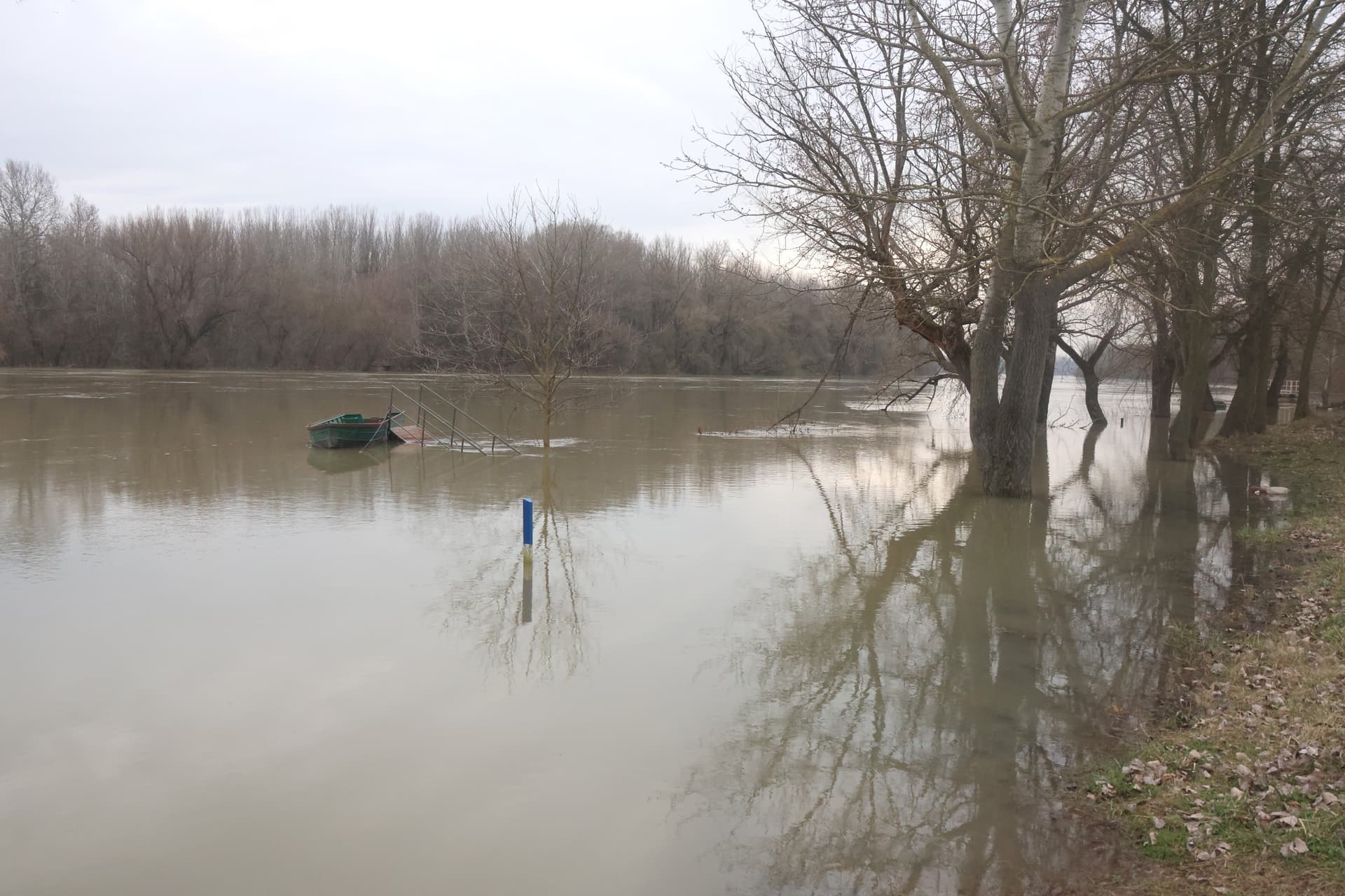 Szolnokon a hétvégén várható a Tisza tetőzése