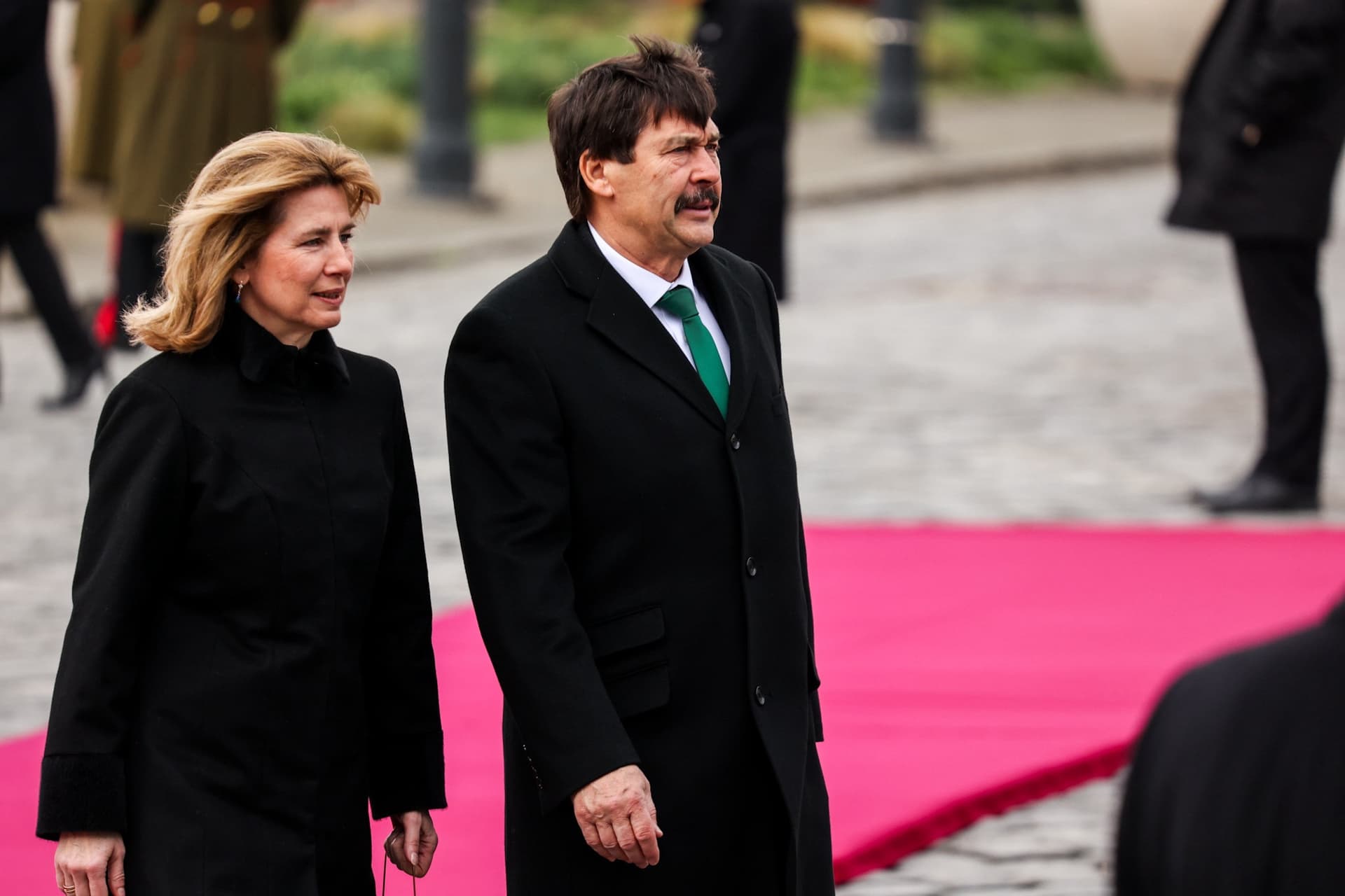 Áder János volt köztársasági elnök feleségével, Herczegh Anita