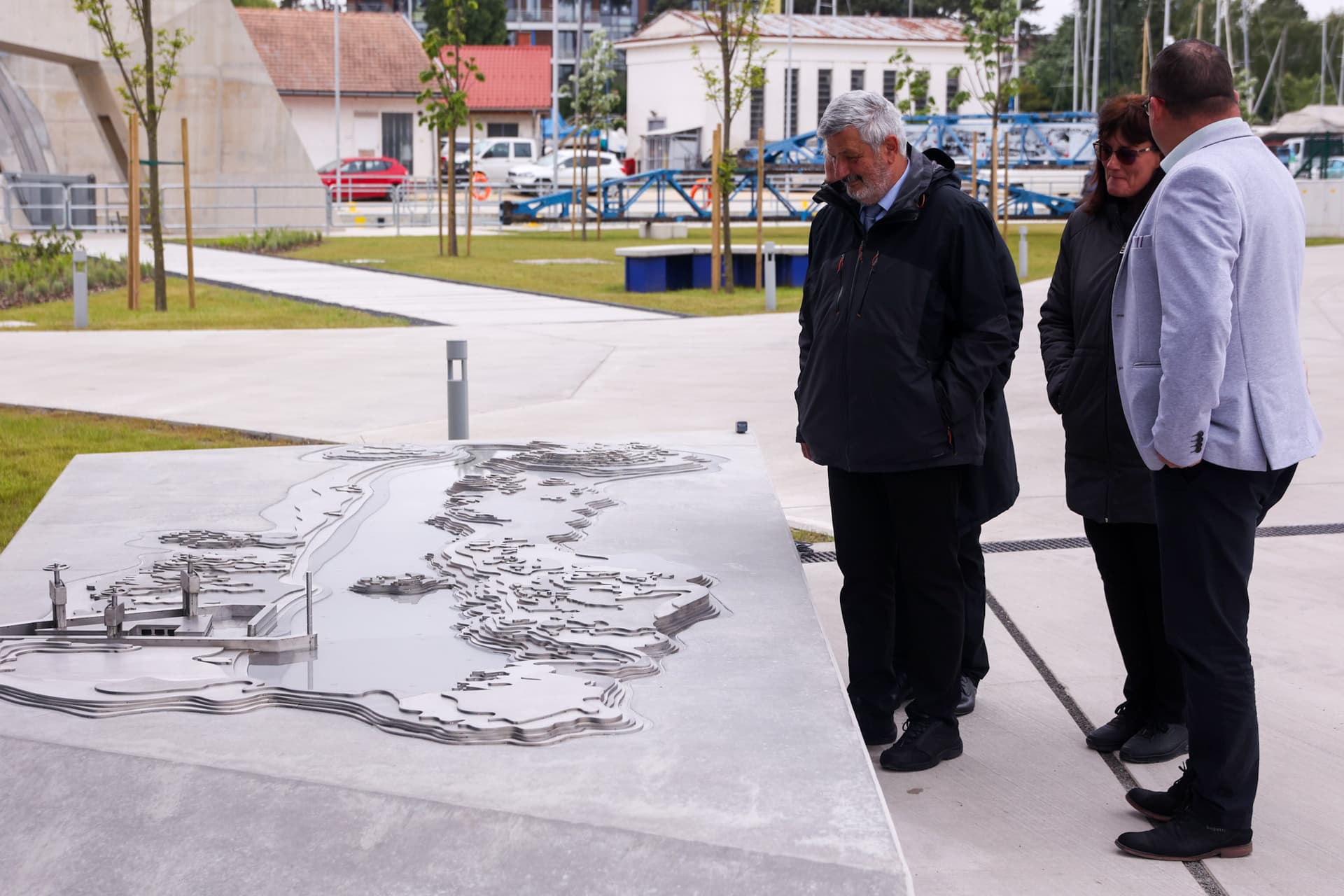 Sió-zsilip és közösségi tér átadása, 2024. április 23,