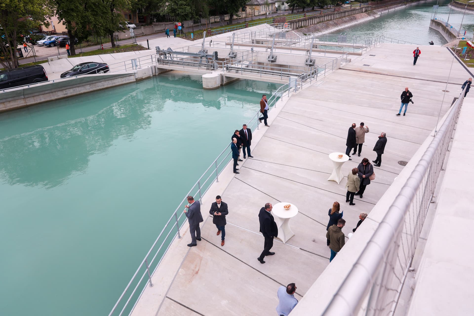 Sió-zsilip és közösségi tér átadása, 2024. április 23,