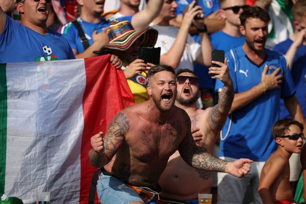 EURO 2024  Svájc-Olaszország Olasz szurkoló