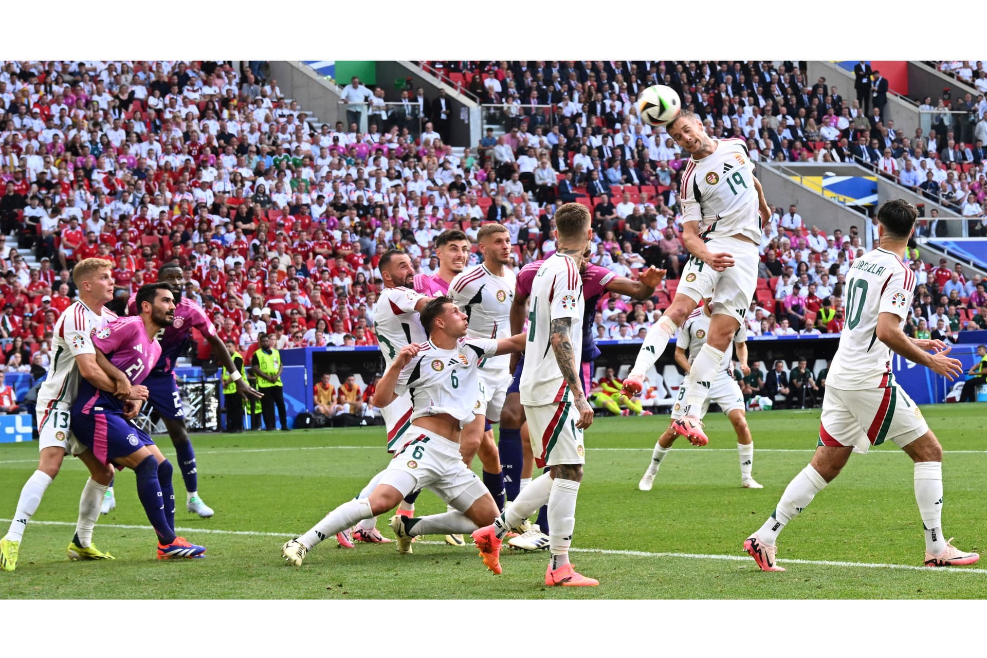 UEFA Euro 2024 A-csoport, Németország–Magyarország, végeredmény 2-0, 2024. június 19. Stuttgart Aréna