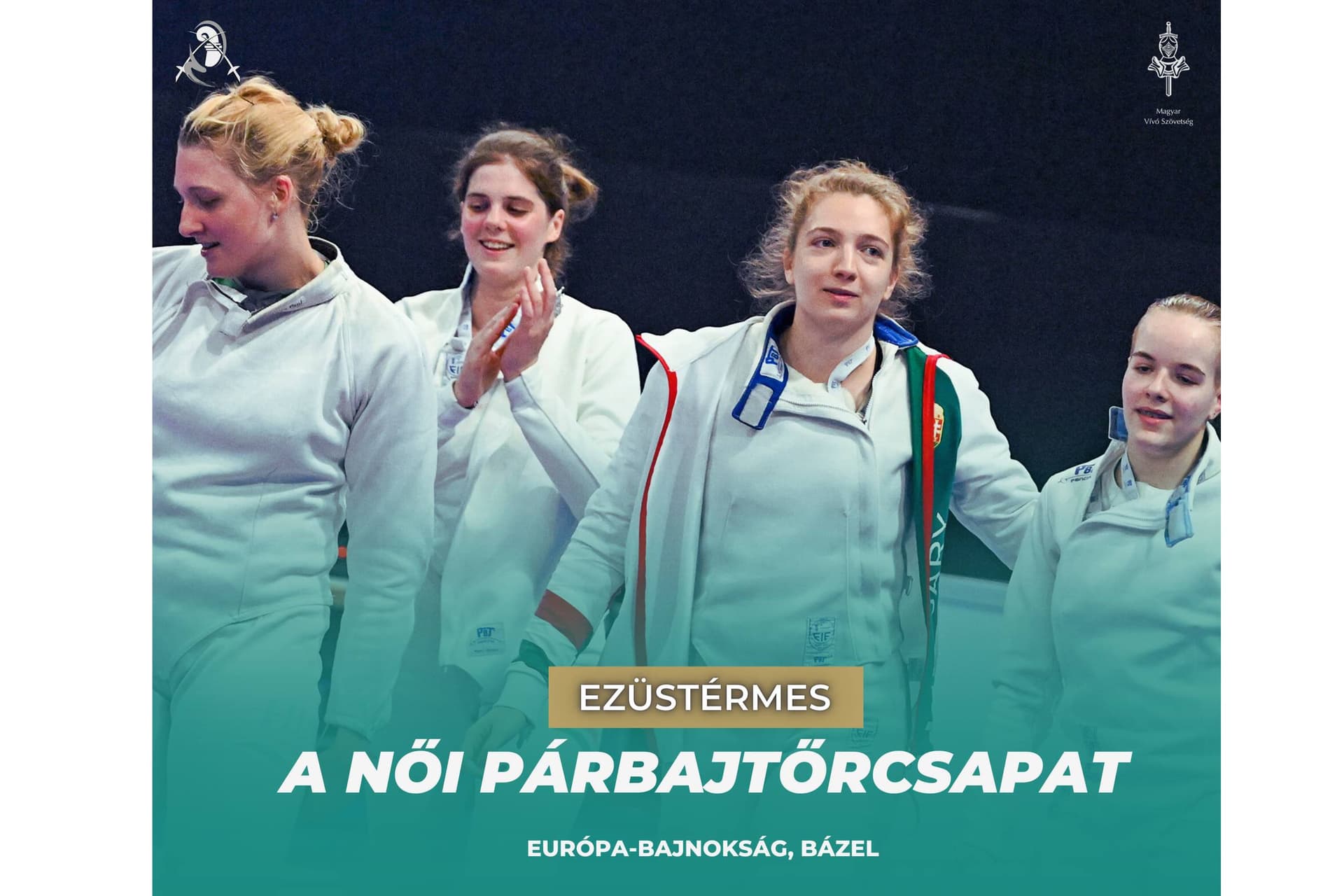 Ezüstérmes a női párbajtőrcsapat