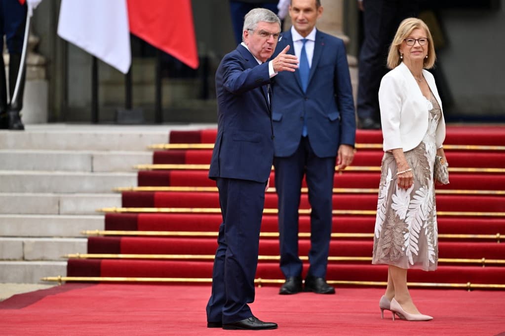 Thomas Bach Claudia Bach XXXIII. olimpiai játékok párizs franciaország