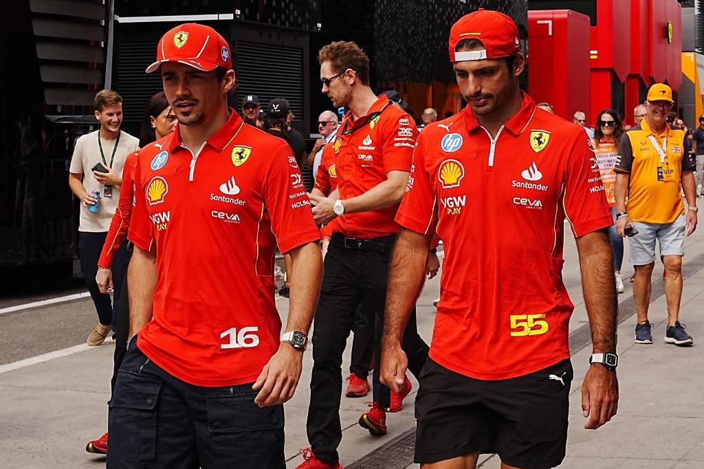 Charles Leclerc Carlos Sainz Jr