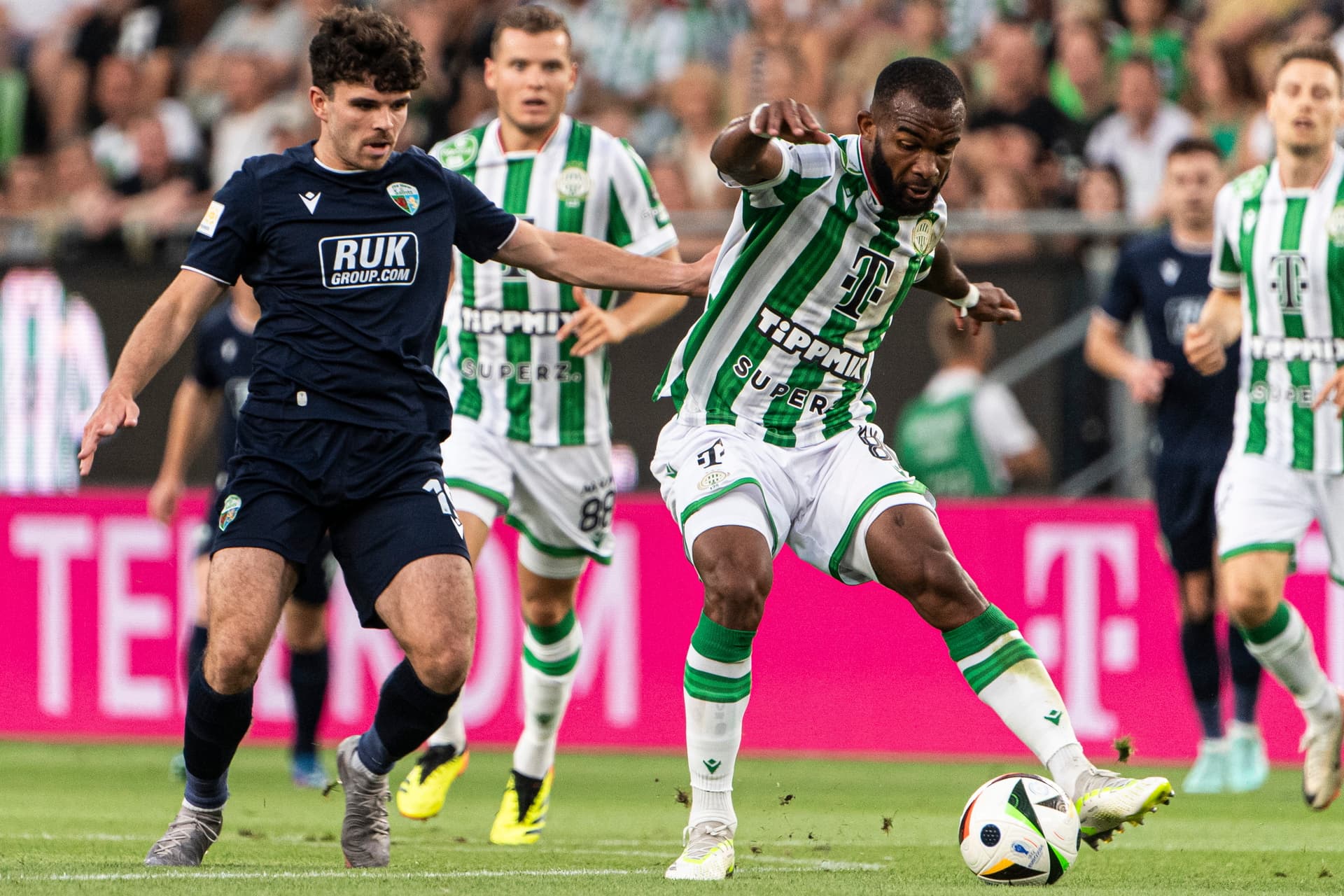 Ferencvárosi TC–The New Saits mérkőzés