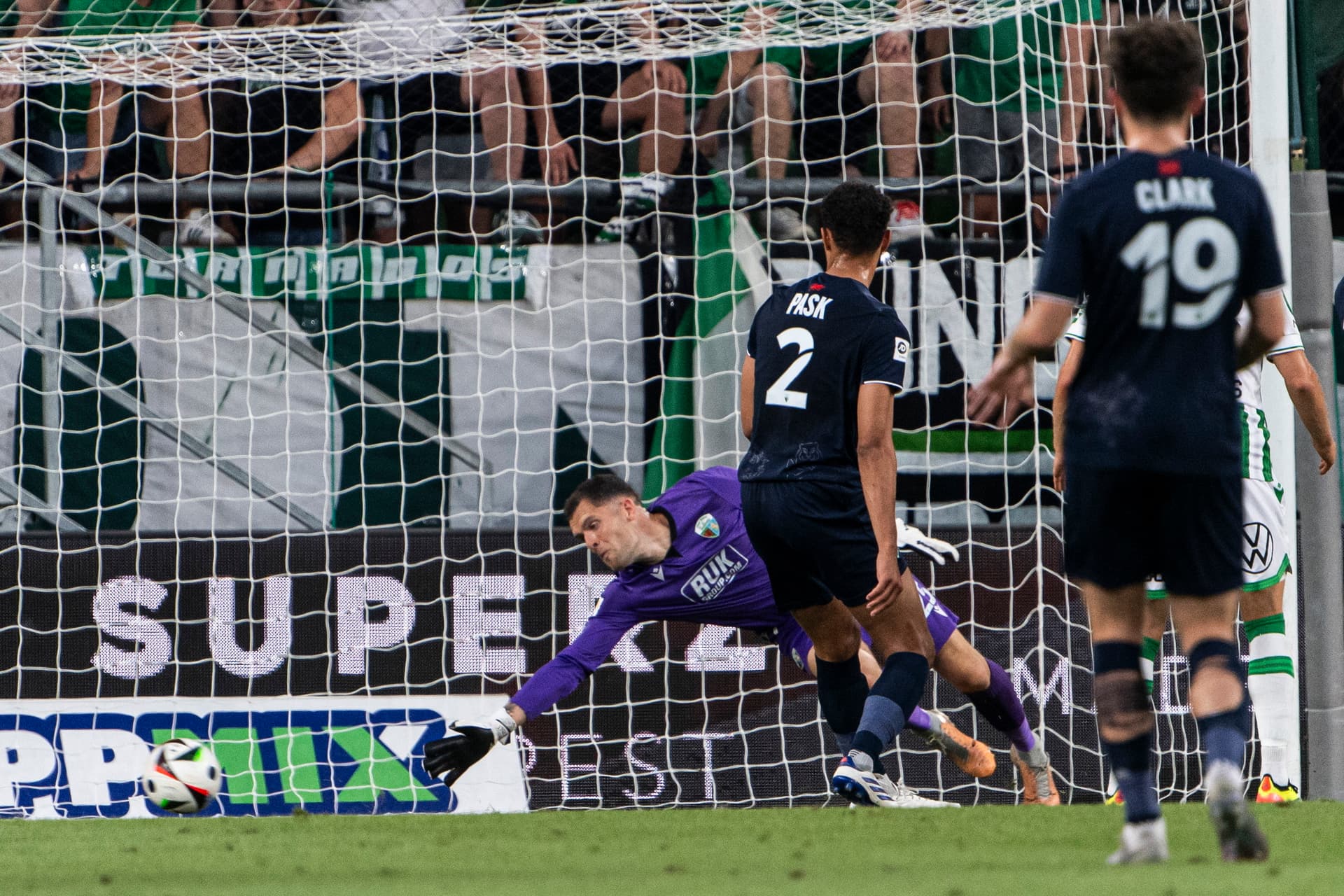 Ferencvárosi TC–The New Saits mérkőzés