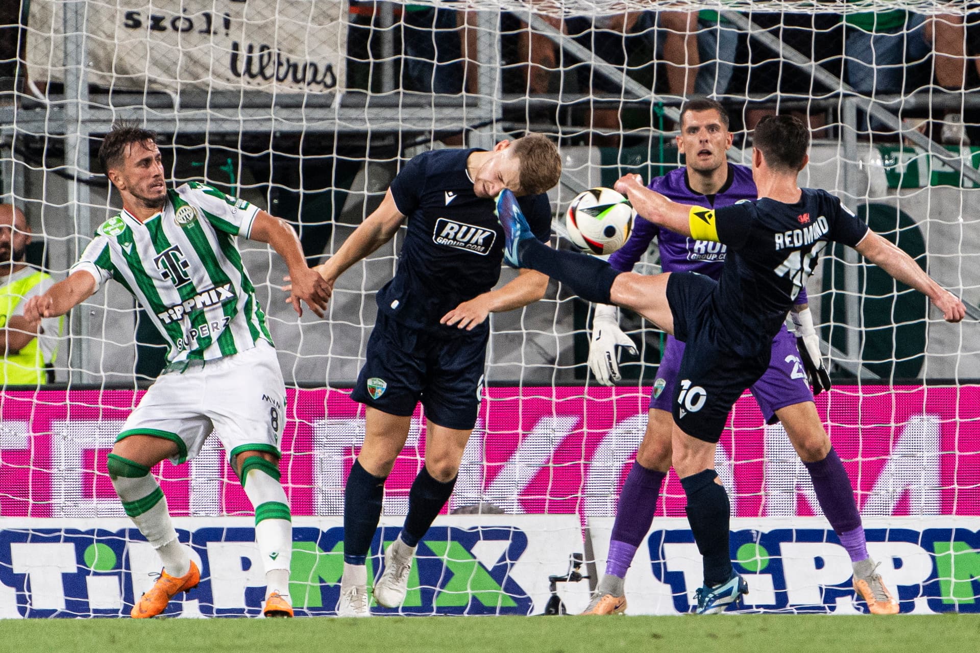 Ferencvárosi TC–The New Saits mérkőzés