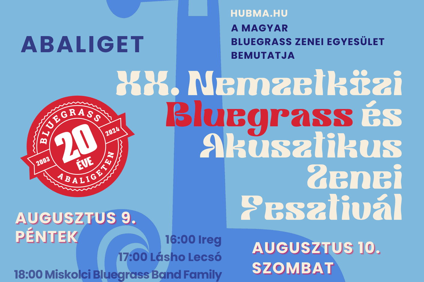 Pénteken kezdődik a 20. Nemzetközi Bluegrass és Akusztikus Zenei Fesztivál Abaligeten