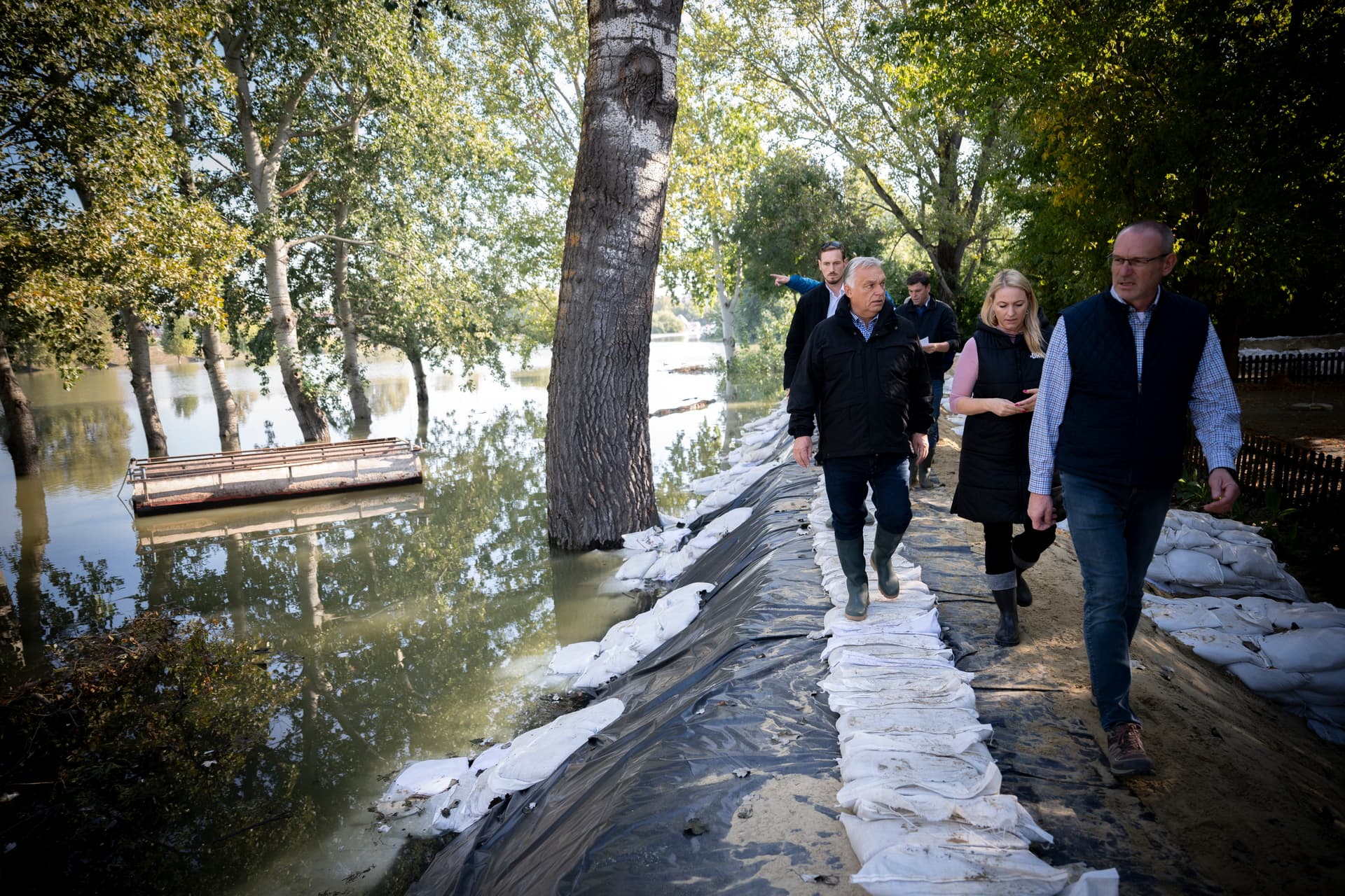 Baján is ellenőrzést tartott Orbán Viktor