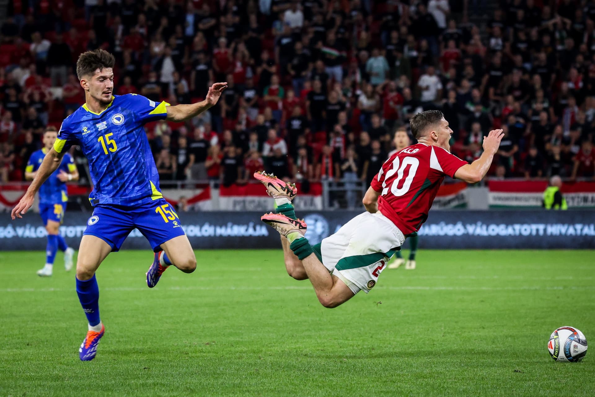 Nemzetek Ligája 2024–2025 - Magyarország–Bosznia-Hercegovina labdarúgás foci futball