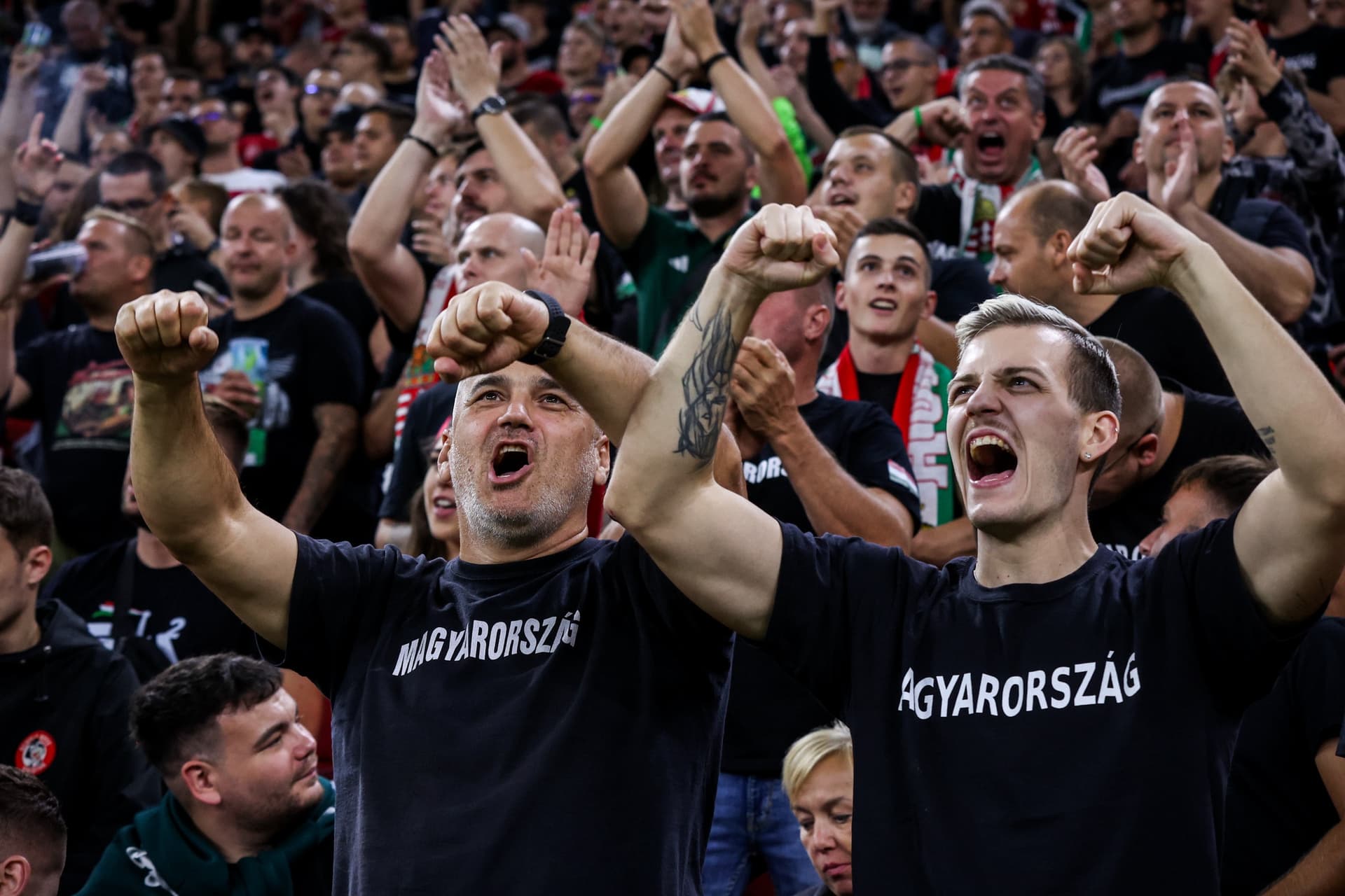 Nemzetek Ligája 2024–2025 - Magyarország–Bosznia-Hercegovina labdarúgás foci futball szurkolók