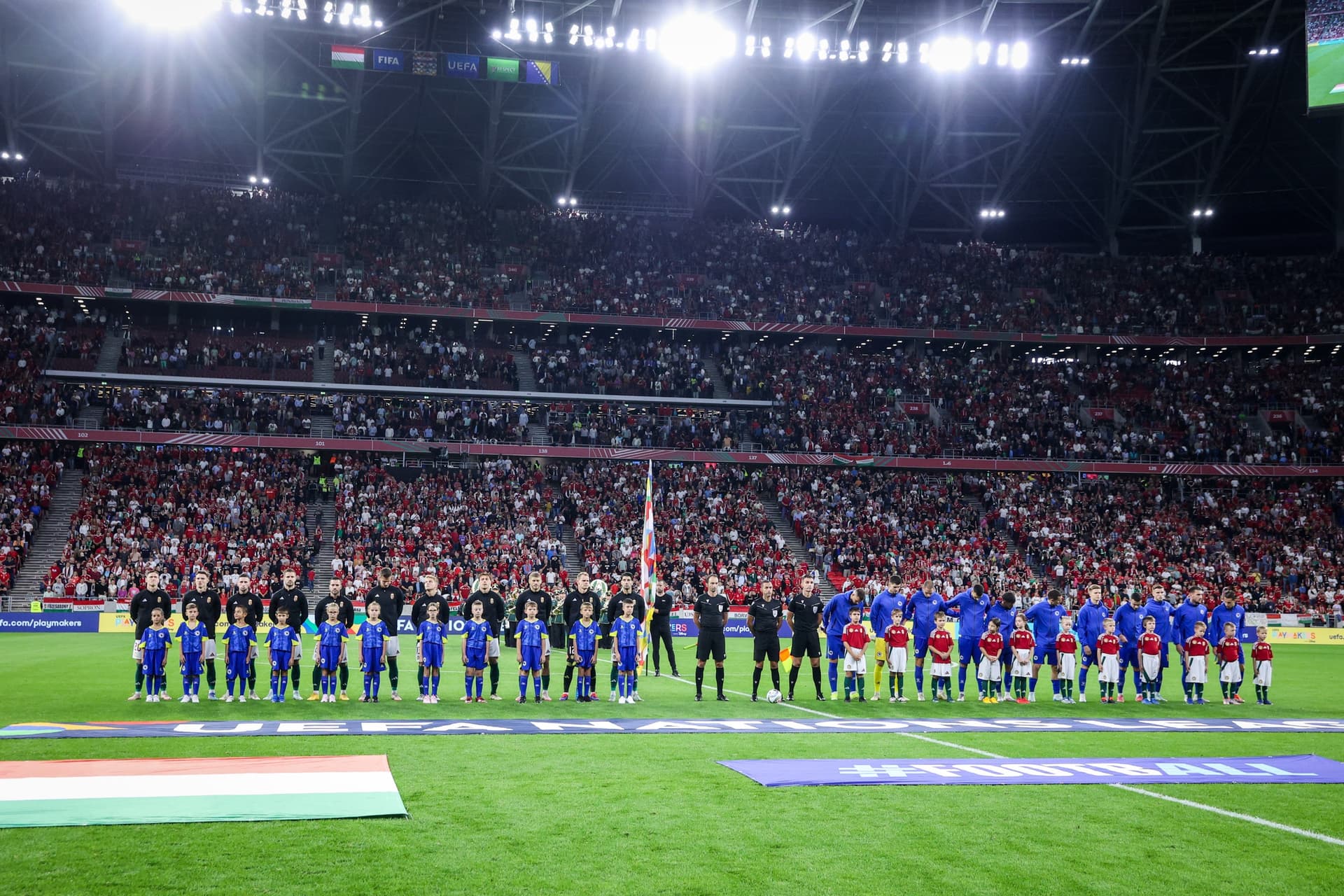 Nemzetek Ligája 2024–2025 - Magyarország–Bosznia-Hercegovina labdarúgás foci futball