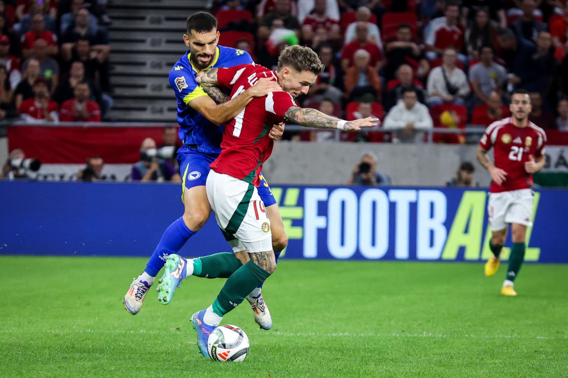 Nemzetek Ligája 2024–2025 - Magyarország–Bosznia-Hercegovina labdarúgás foci futball