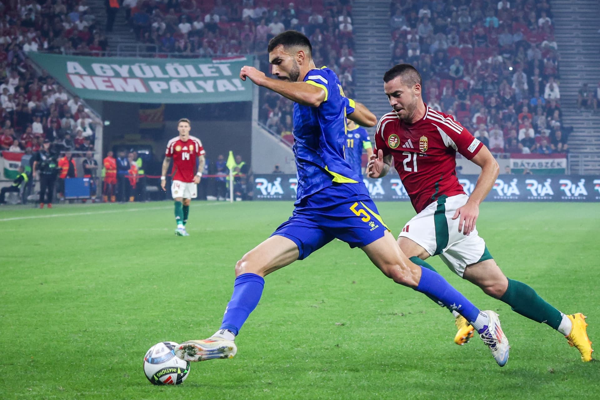 Nemzetek Ligája 2024–2025 - Magyarország–Bosznia-Hercegovina labdarúgás foci futball