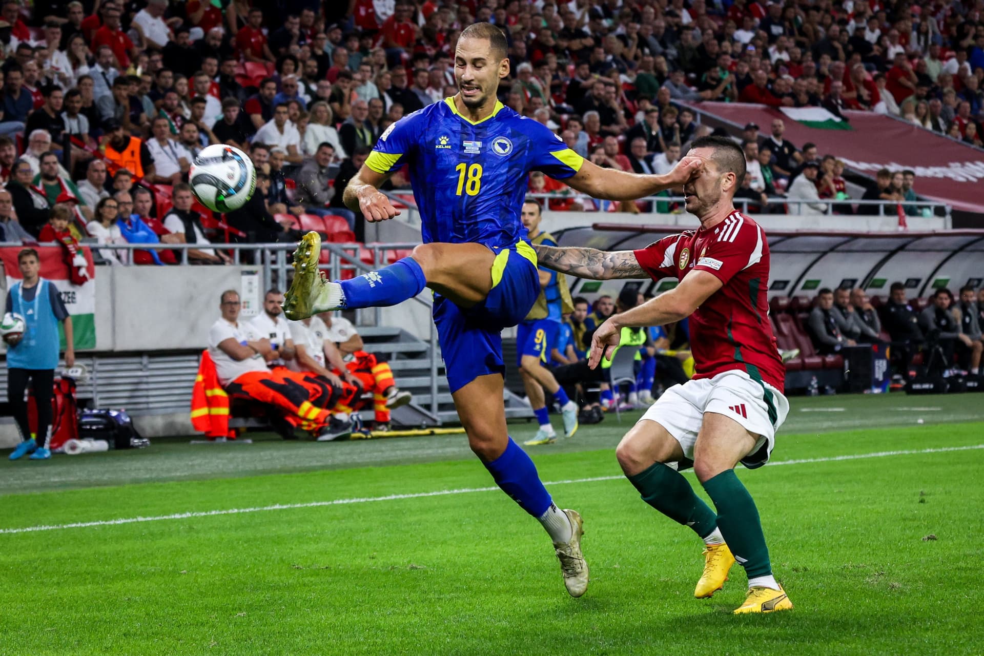 Nemzetek Ligája 2024–2025 - Magyarország–Bosznia-Hercegovina labdarúgás foci futball