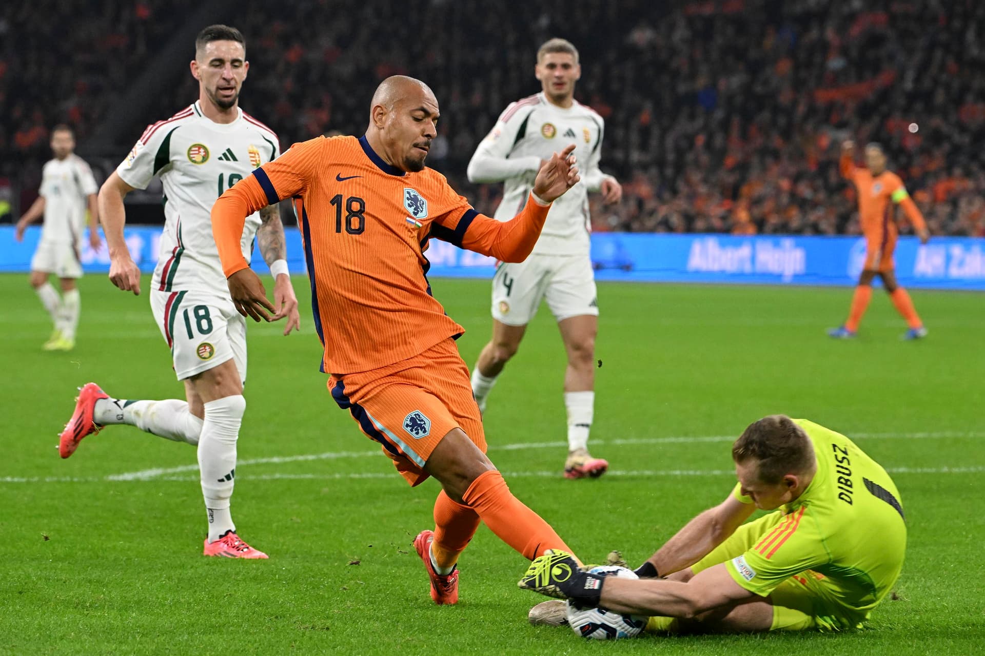 Labdarúgó Nemzetek Ligája - Hollandia-Magyarország képekben