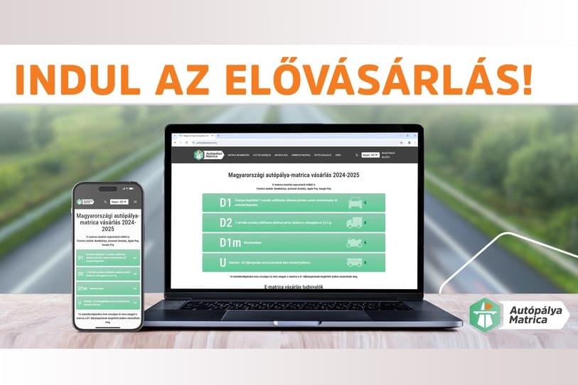 Már megvásárolhatók a jövő évi autópálya-matricák