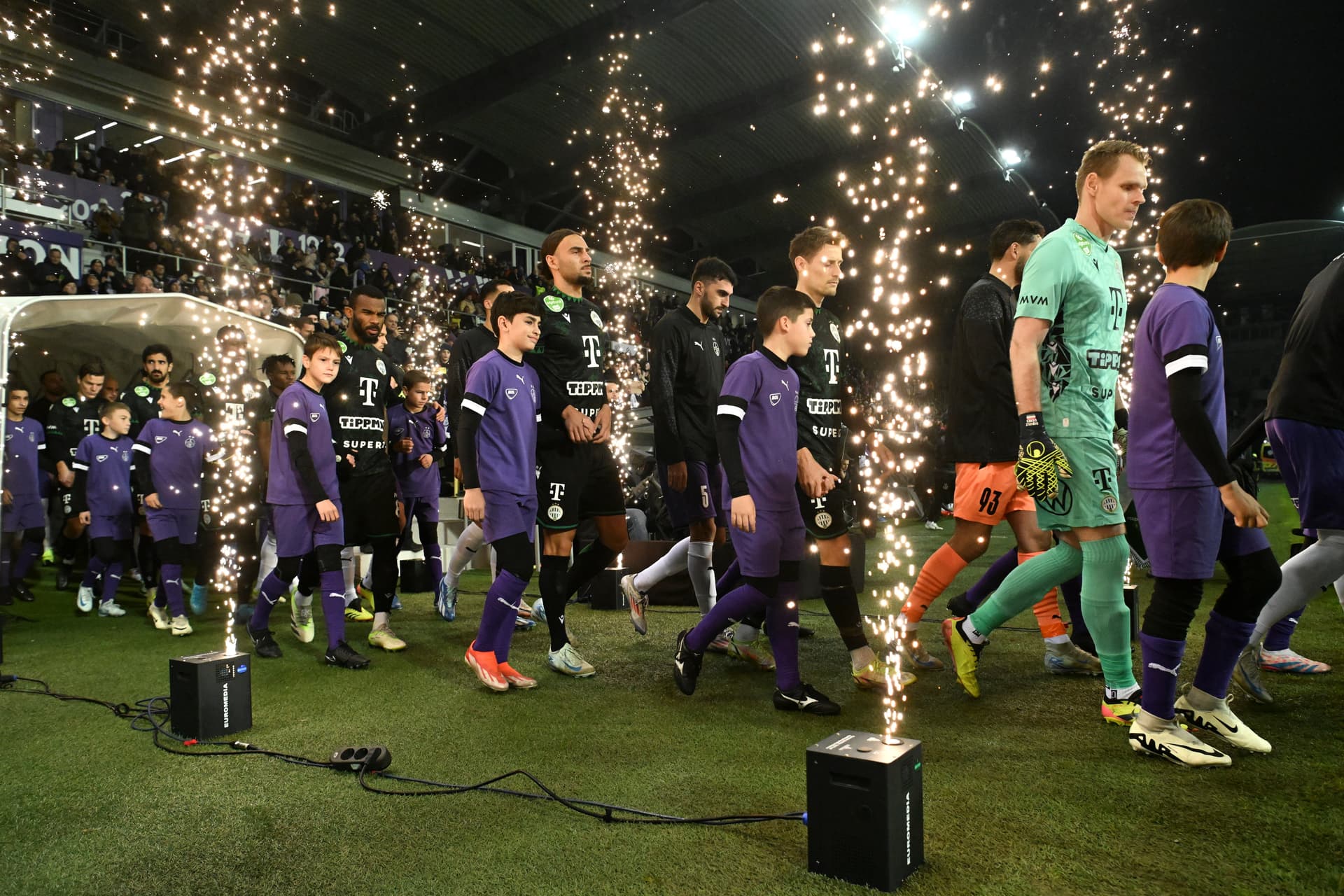 Az Újpest FC-Ferencvárosi TC rangadó döntetlennel zárult