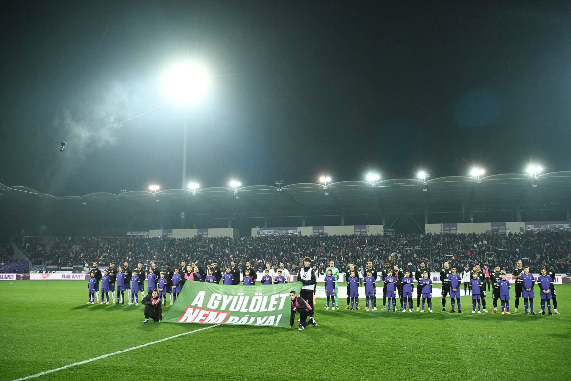 Az Újpest FC-Ferencvárosi TC rangadó döntetlennel zárult