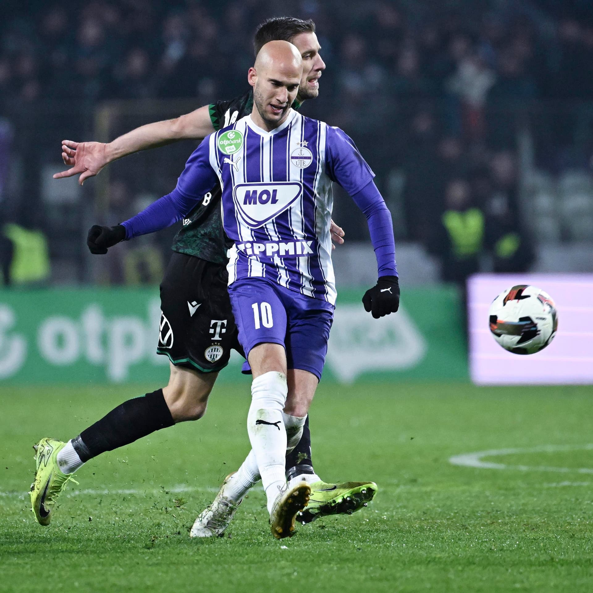 Az Újpest FC-Ferencvárosi TC rangadó döntetlennel zárult