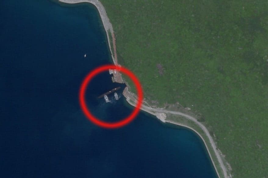 A Google Maps frissítése hat nukleáris tengeralattjárót talált