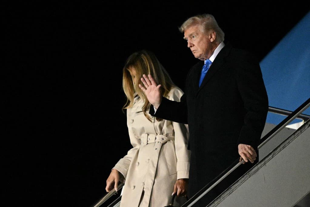 Ferenc pápa temetés donald trump Melania Trump