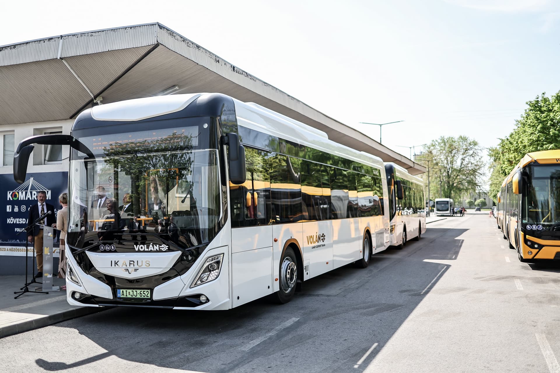Megérkezett az Ikarus 120e elektromos busz