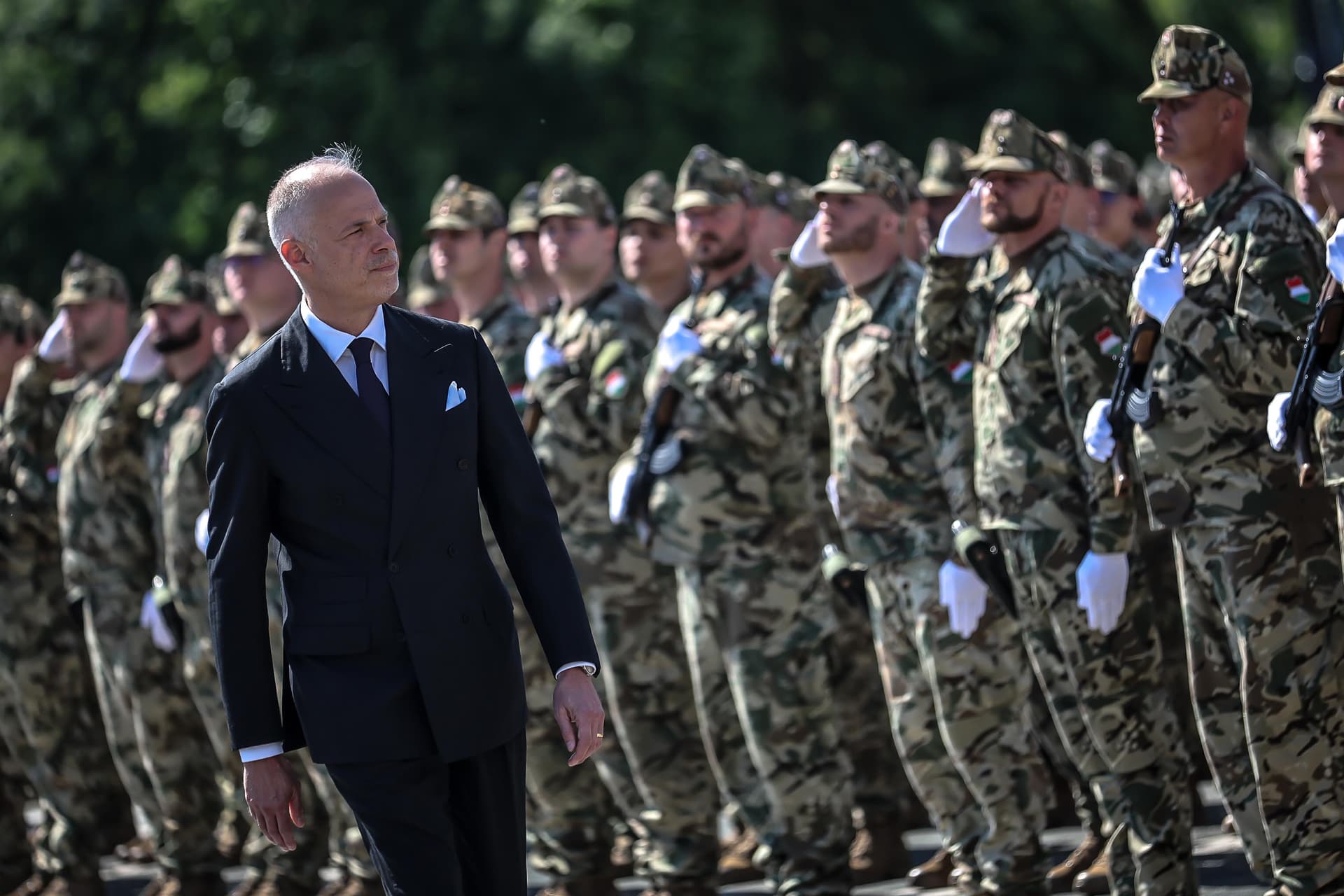 katonai eskütétel Szalay-Bobrovniczky Kristóf