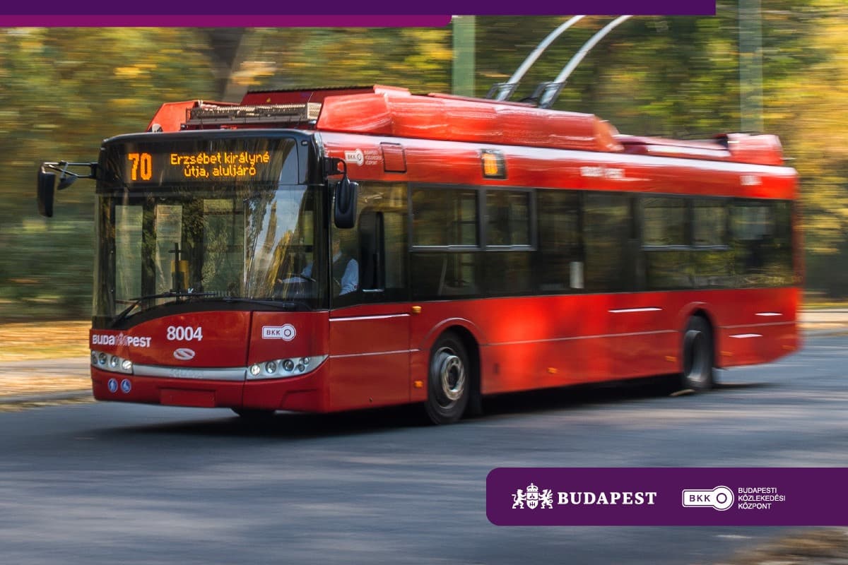 Változik a 70-es és a 78-as trolibuszok közlekedése a hétvégén