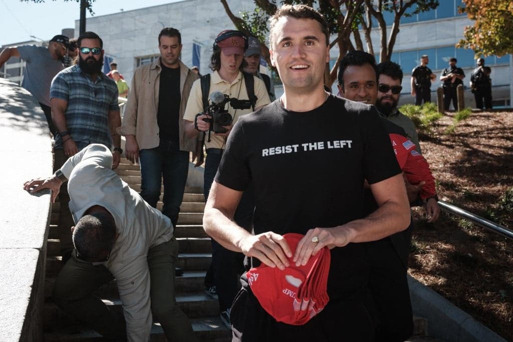 A konzervatív aktivista, Charlie Kirk emlékére