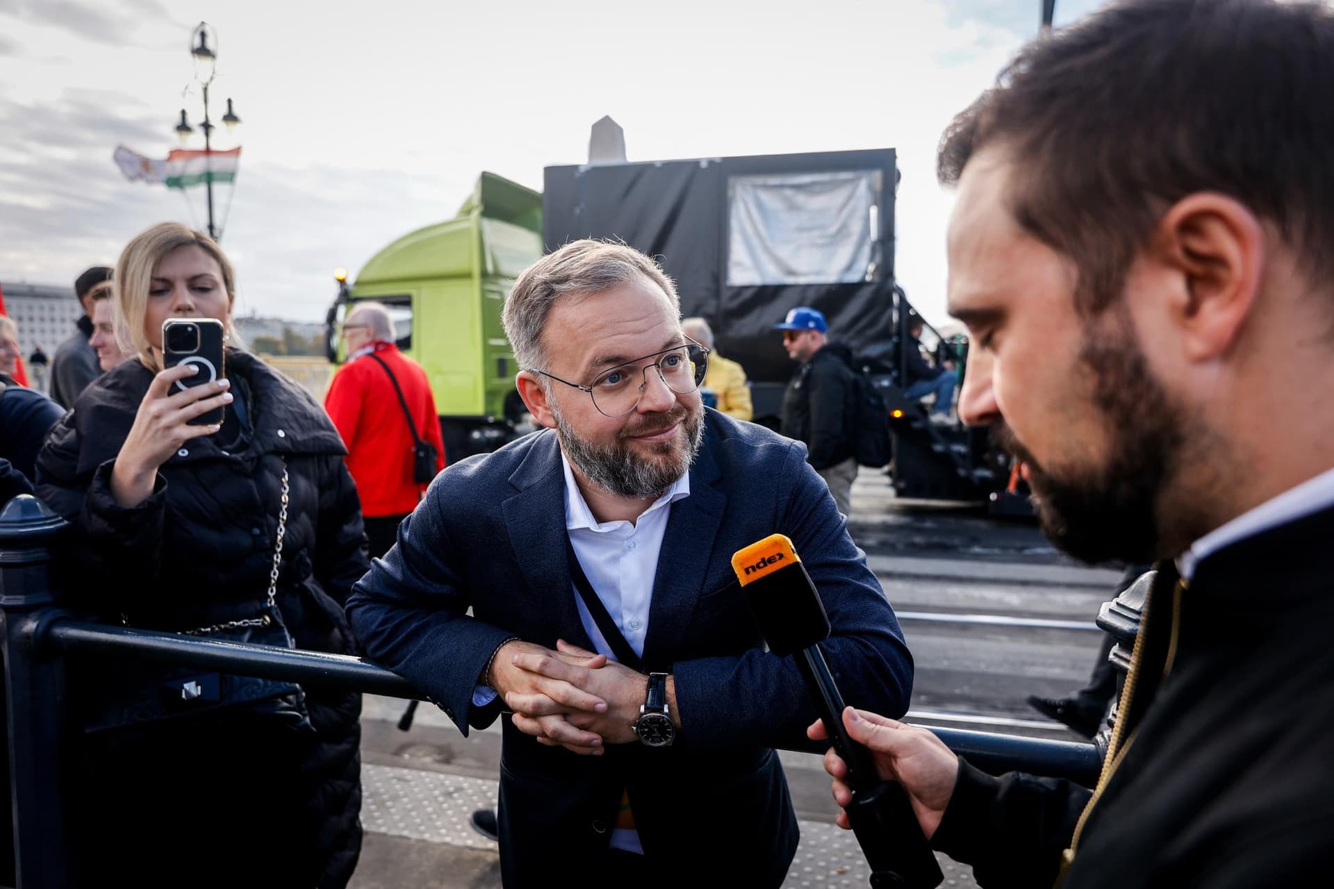2025. Békemenet Orbán Balázs, a Mathias Corvinus Collegium (MCC) kuratóriumi elnöke, a miniszterelnök politikai igazgatója