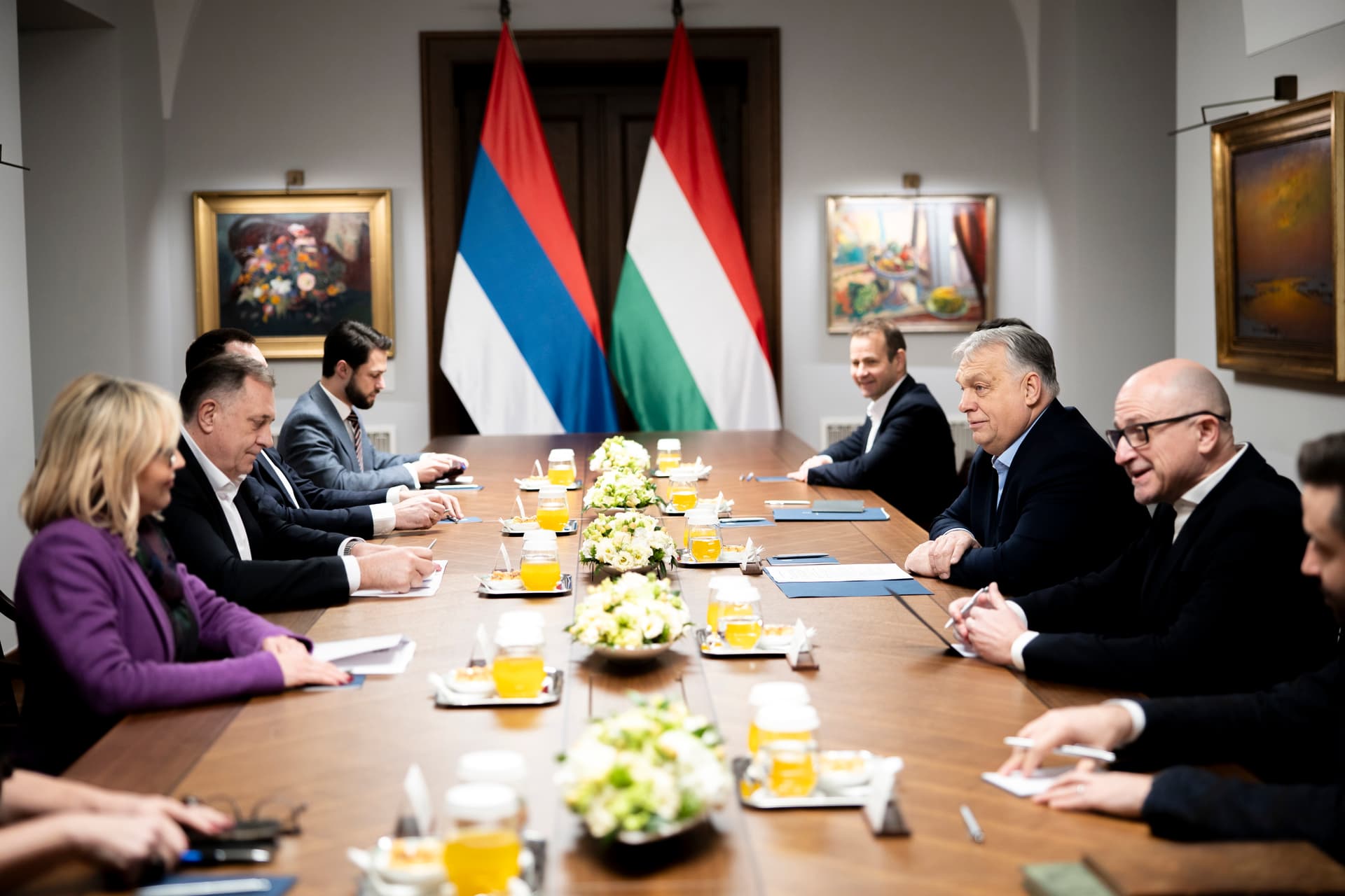 Orbán Viktor a boszniai Szerb Köztársaság elnökével tárgyalt