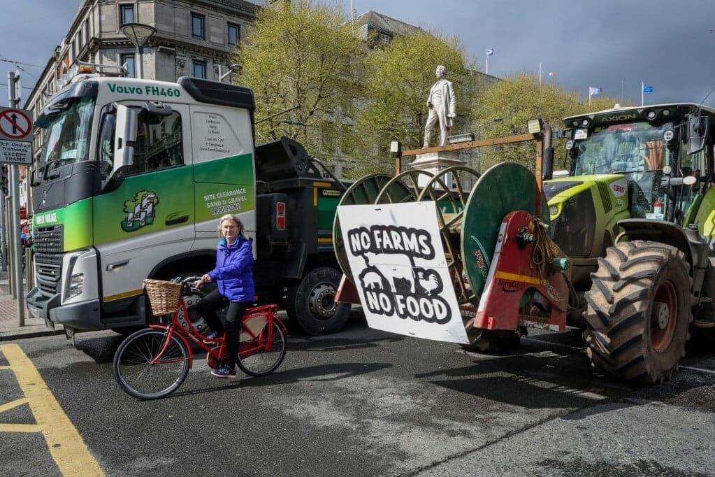 Az ír rendőrség felszámolta a blokádot Dublin belvárosában