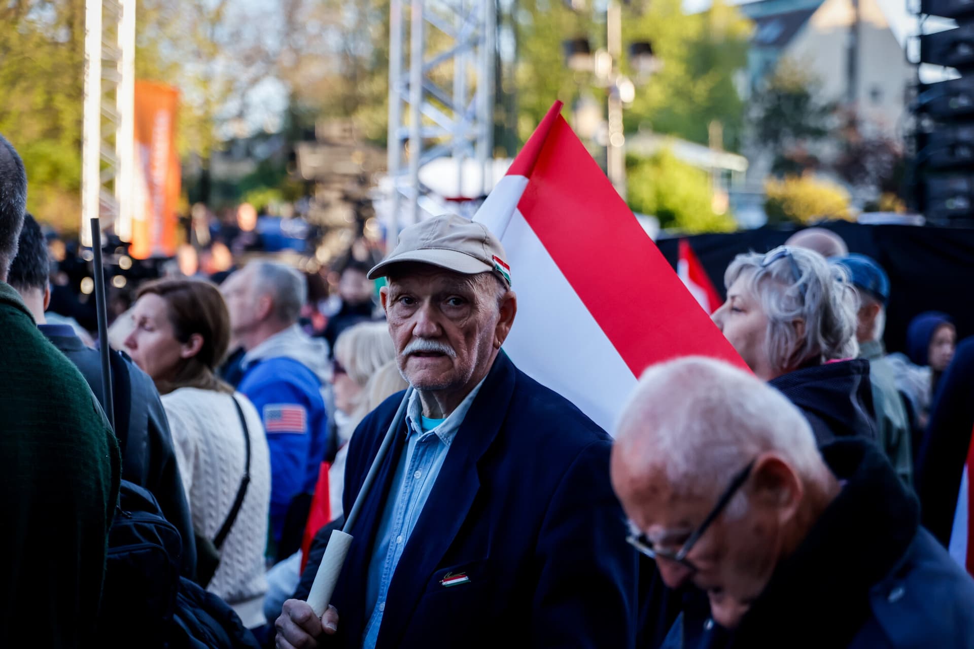 A Fidesz kampányzáró rendezvénye a budapesti Szentháromság téren