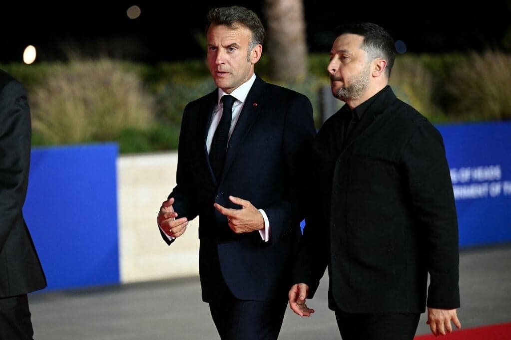 Emmanuel Macronnal tárgyalt Volodimir Zelenszkij