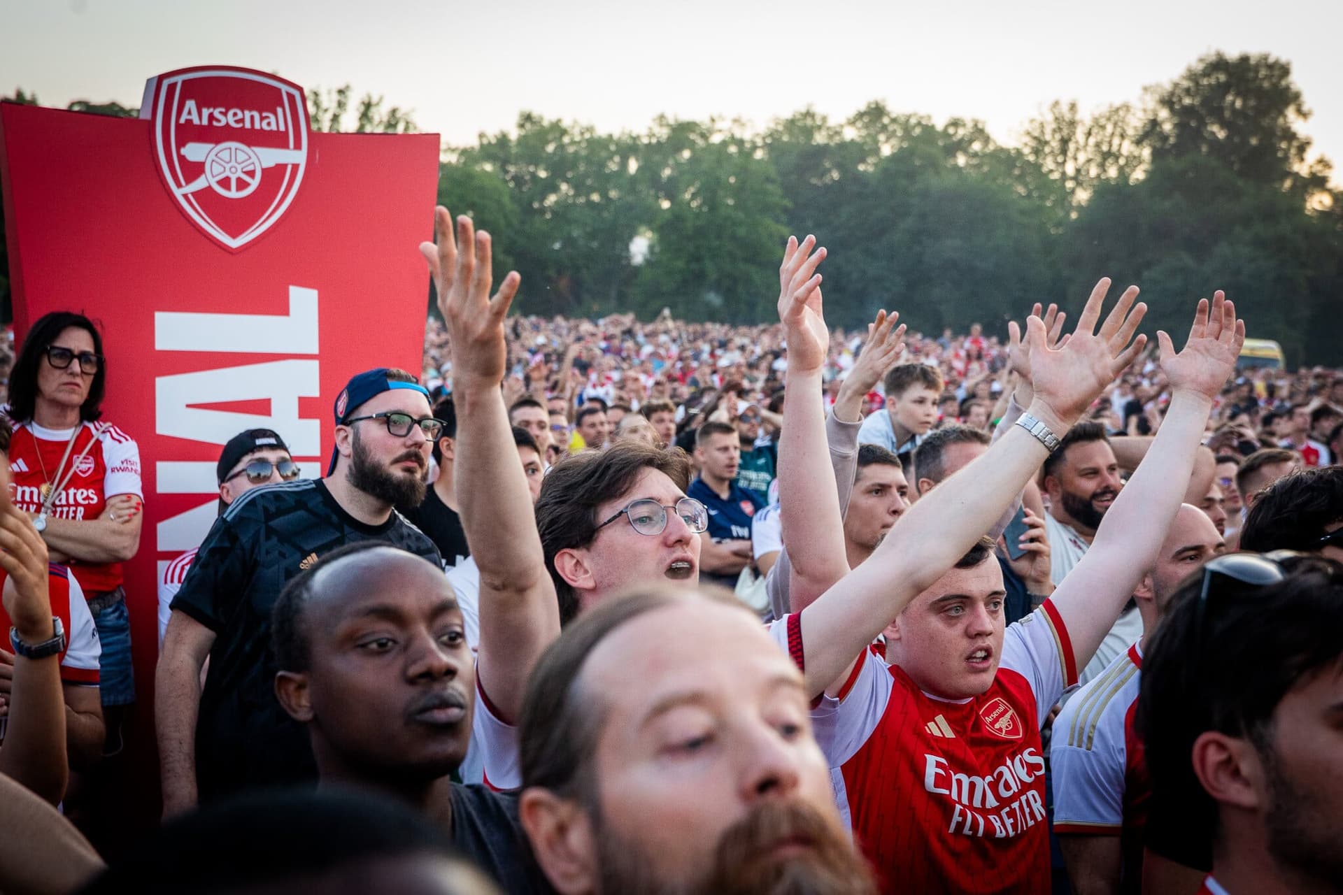 BL döntő BL-döntő Paris Saint-Germain PSG Arsenal szurkolók