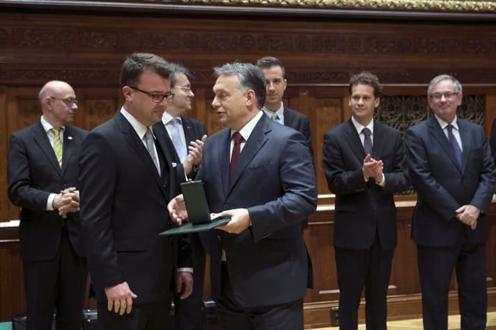 Orbán kitüntetés