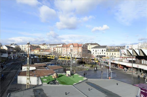 Széll Kálmán tér felújításának első napja