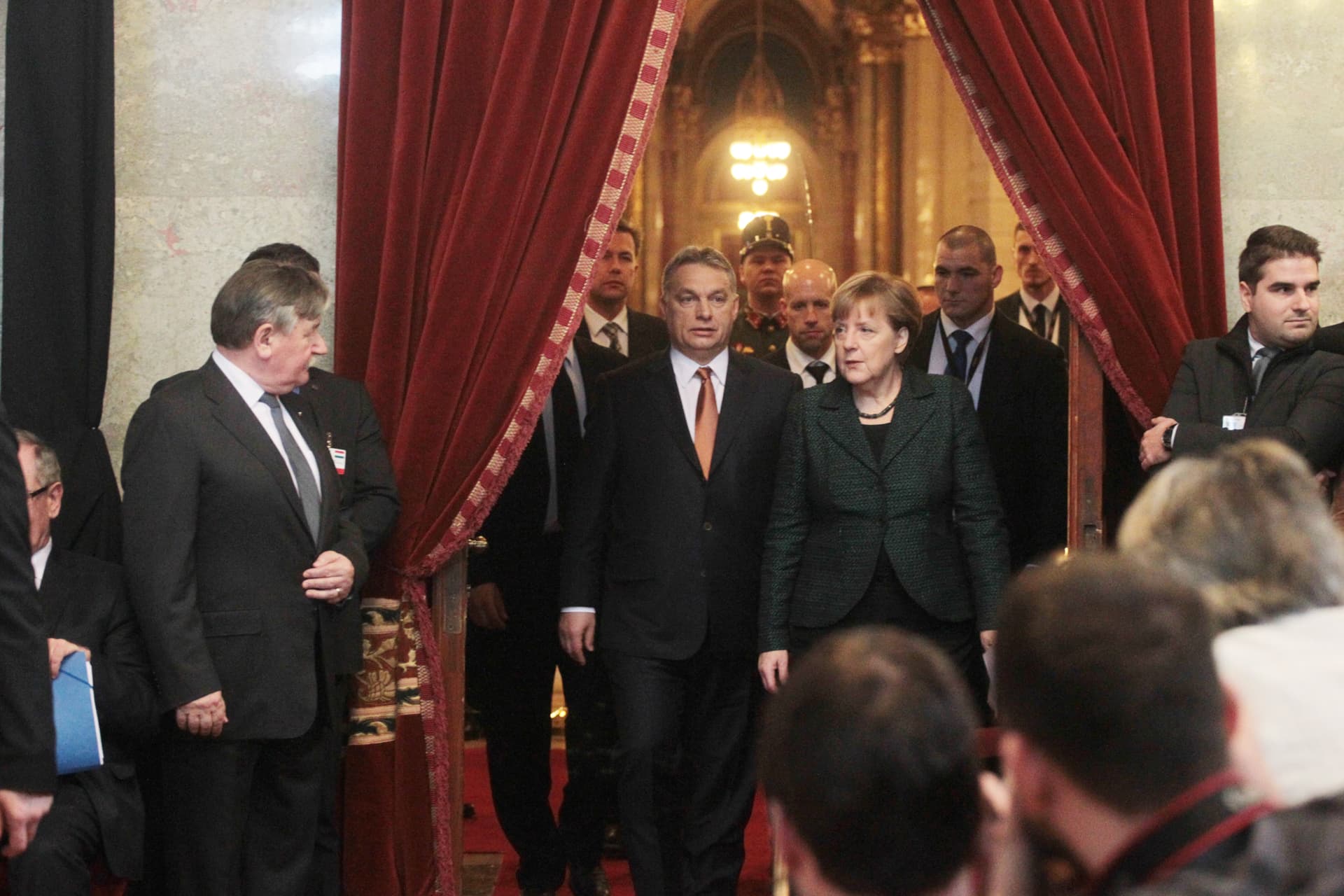 Angela Merkel Budapesten