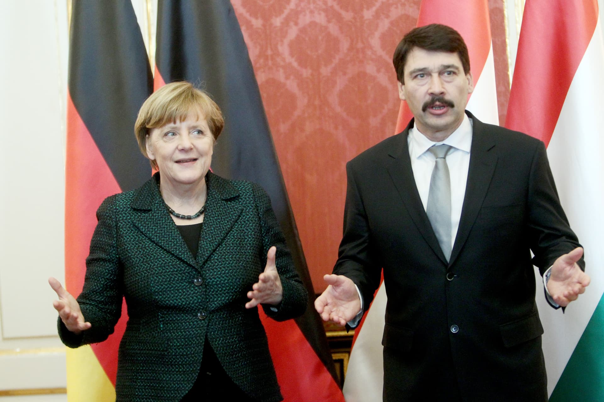 Angela Merkel Budapesten
