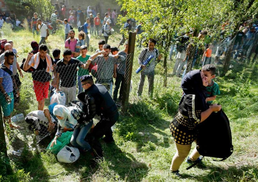 Horvát migráns Reuters