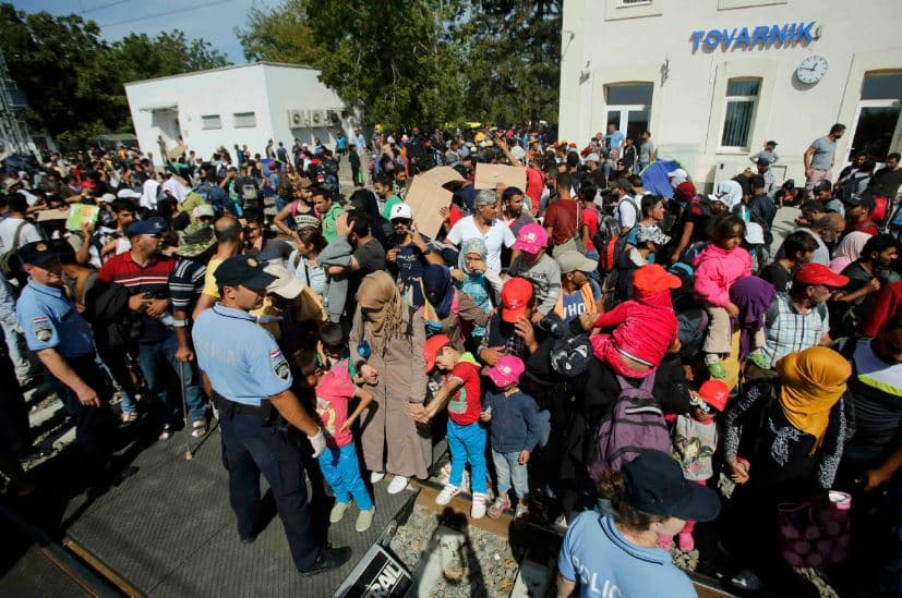 Horvát migráns Reuters