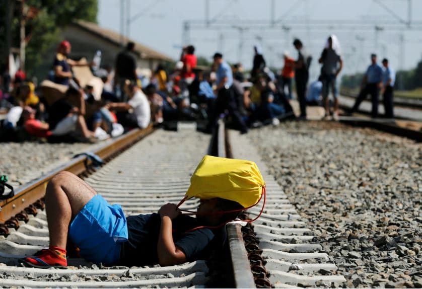 Horvát migráns Reuters