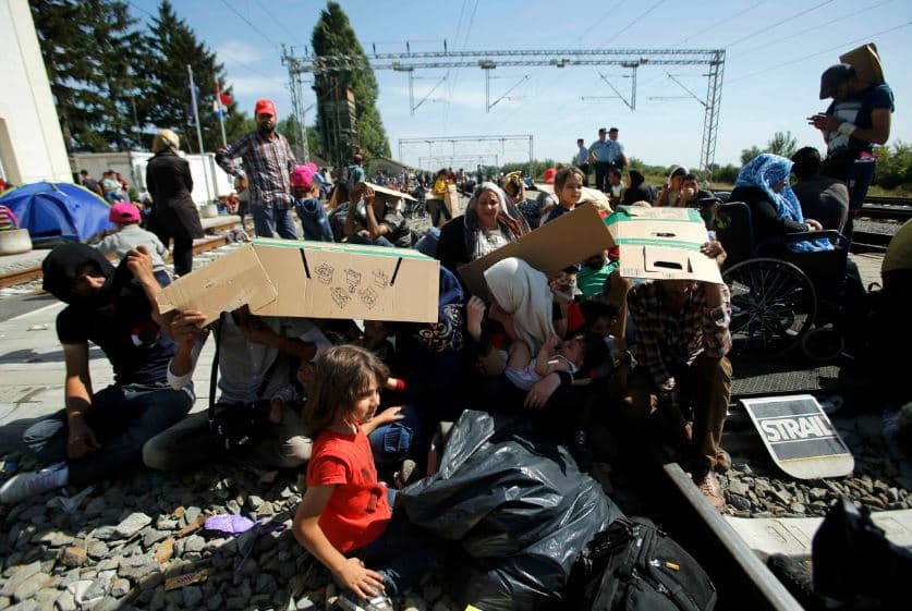 Horvát migráns Reuters