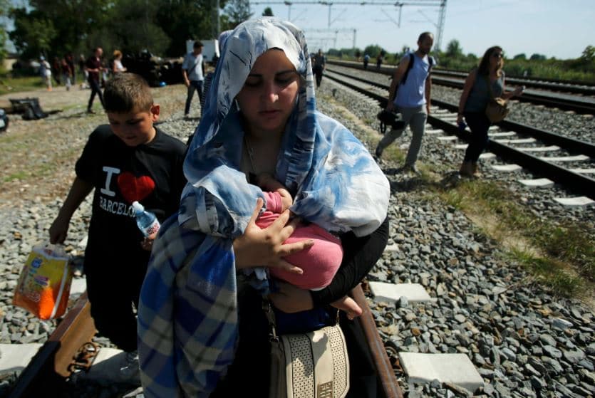 Horvát migráns Reuters