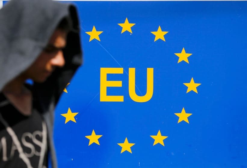 Horvát migráns Reuters
