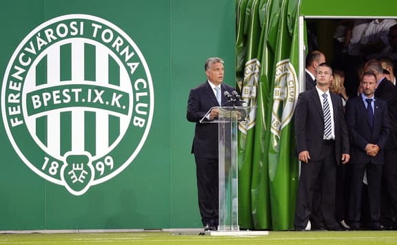 Orbán Viktor Fradi stadion avatóján