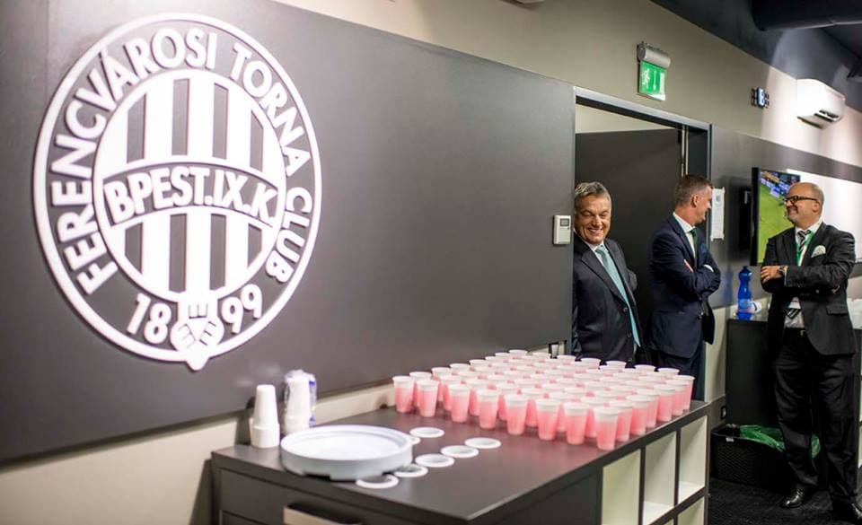 Orbán Viktor Fradi stadion avatóján